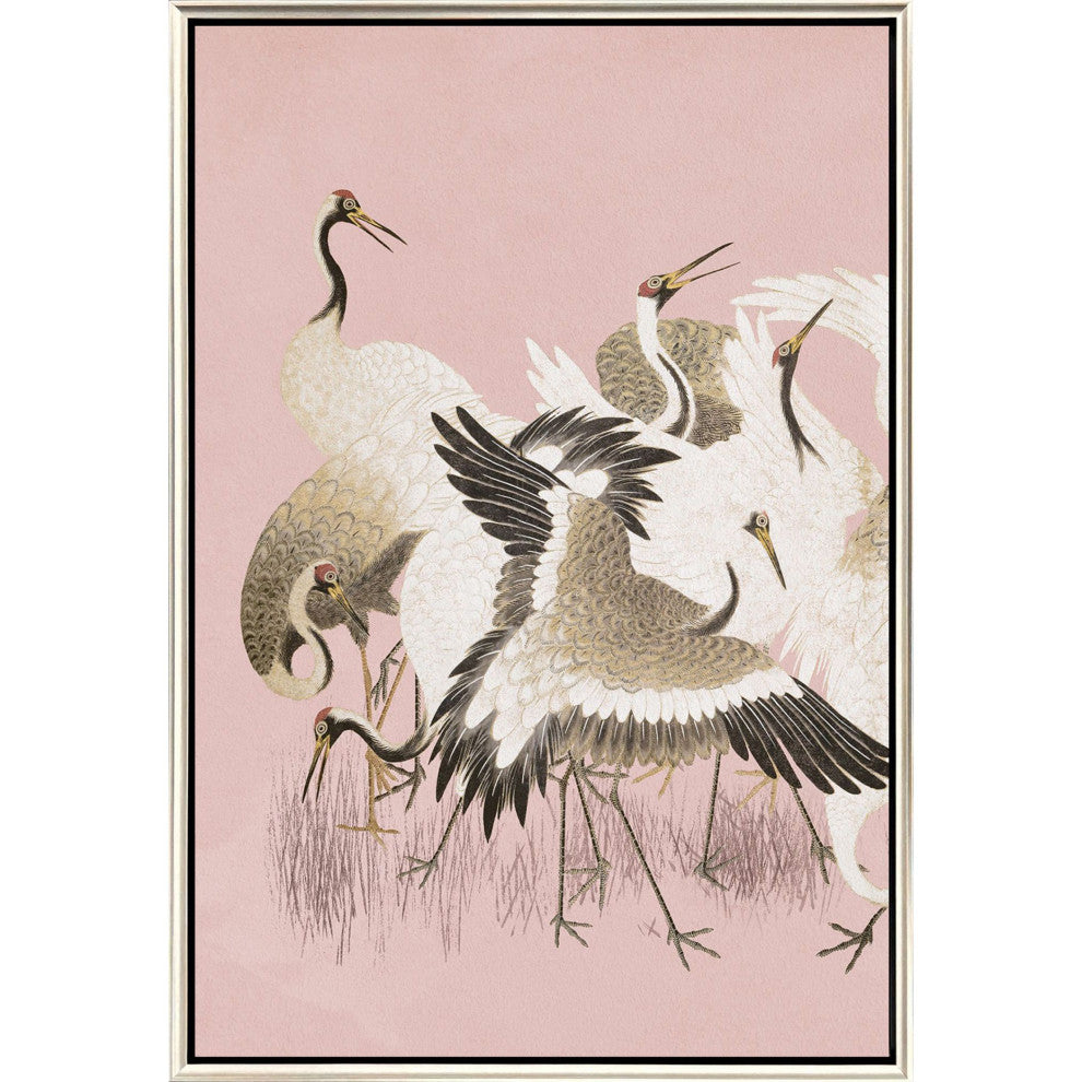 Curious Cranes, Plumule Canvas