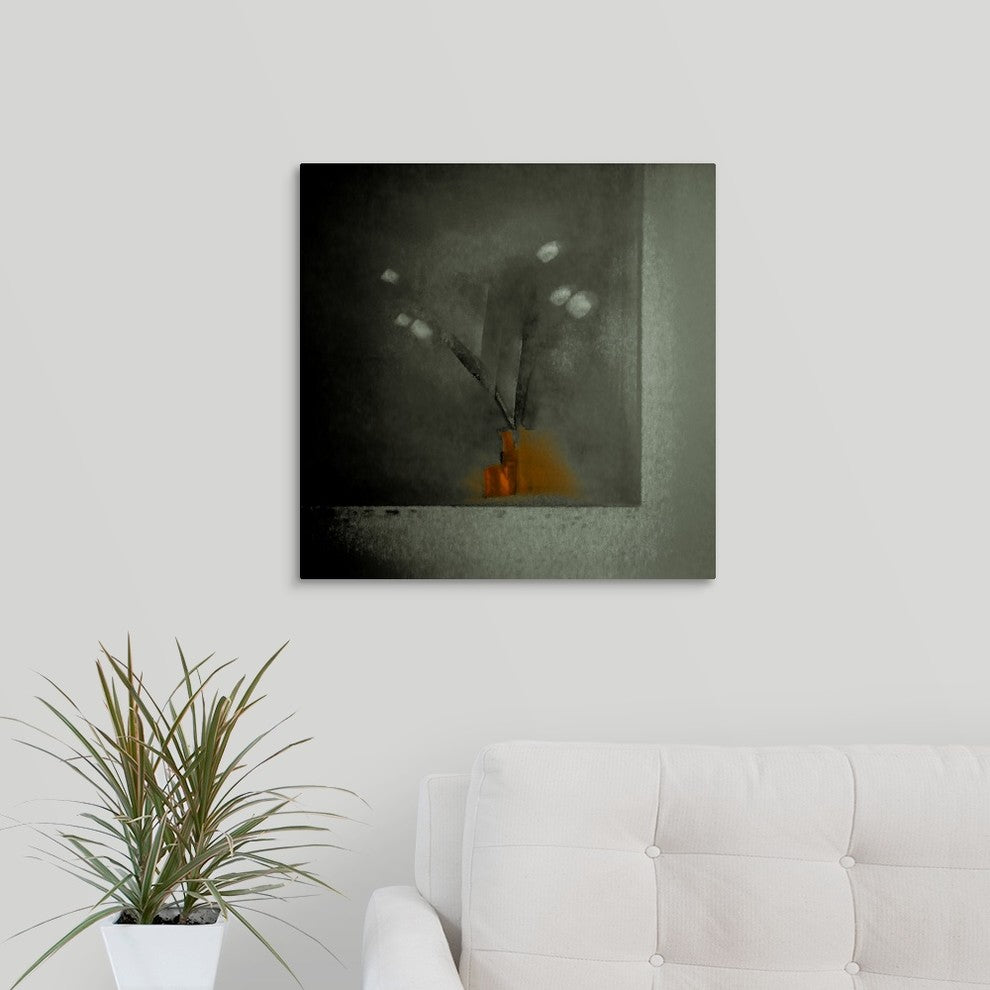 "Red Vase" Wrapped Canvas Art Print, 20"x20"x1.5"