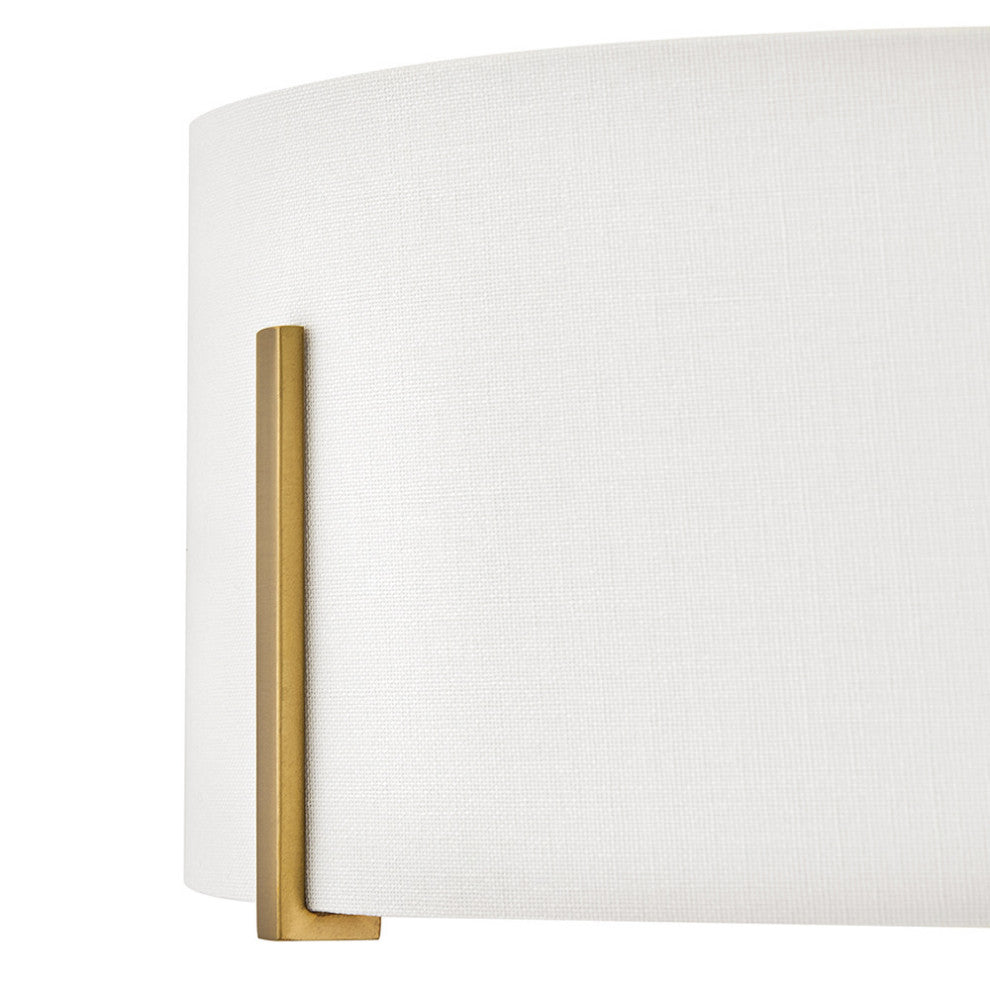 Hinkley Halle Medium Semi-Flush Mount, Lacquered Brass