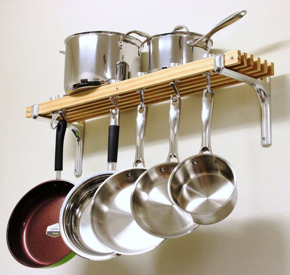 Cooks Standard Wall Mount Pot Rack, 36 by 8"