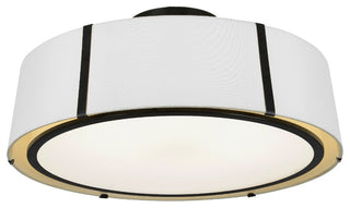 Crystorama FUL-907-BK_CEILING, 6-Light Ceiling Mount, Black