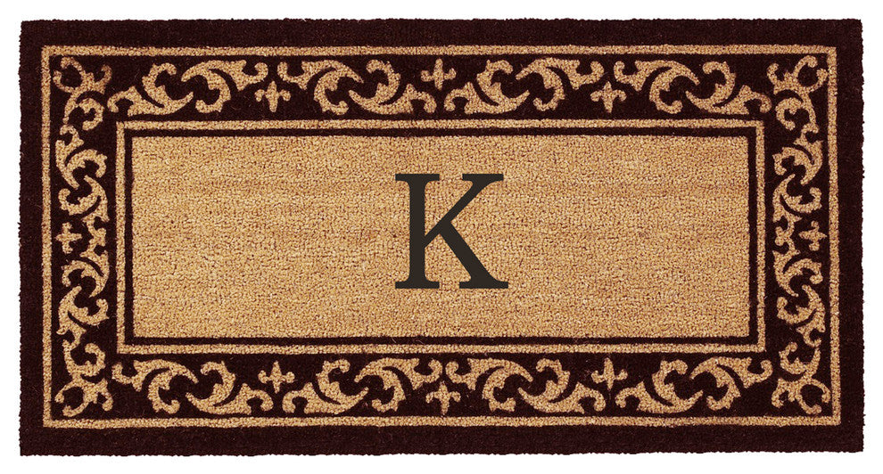 Kendall Monogram Doormat, 24"x48", K