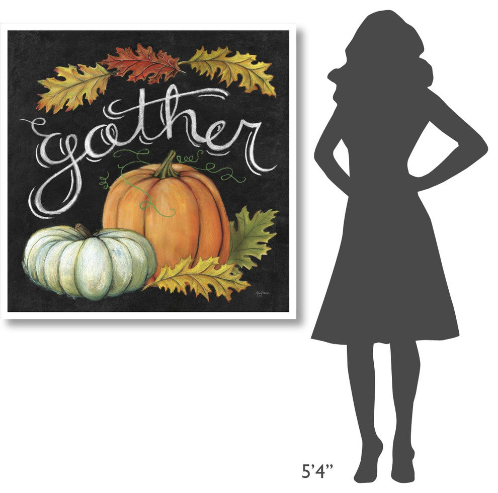 "Autumn Harvest III Square" Digital Paper Print by Mary Urban, 42"x42"
