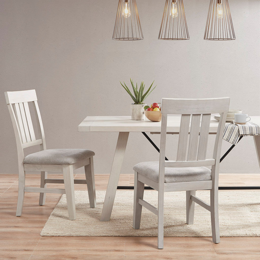 INK+IVY Sonoma Dining Bench, Natural, Reclaimed White, Dining Chairs