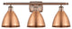 Ballston Dome Bath Vanity Light, Antique Copper, Antique Copper