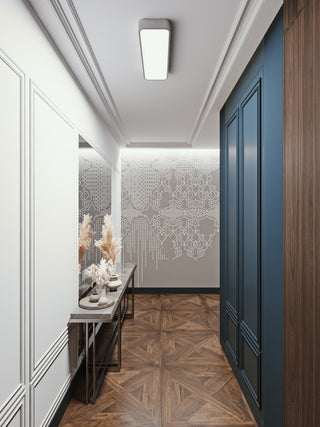 AFX Lighting Bailey 46" LED Linear Flush Mount, Satin Nickel