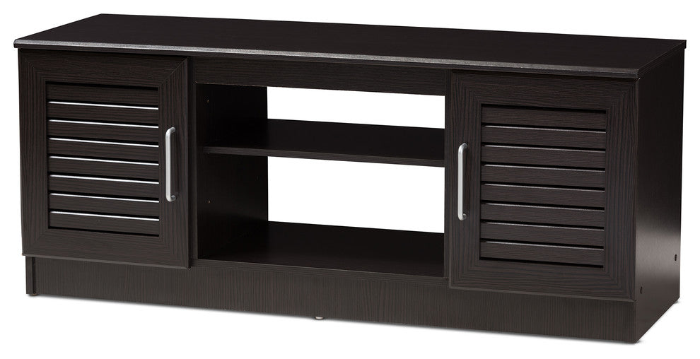 Gianna Moderm, Contemporary Wenge Brown TV Stand