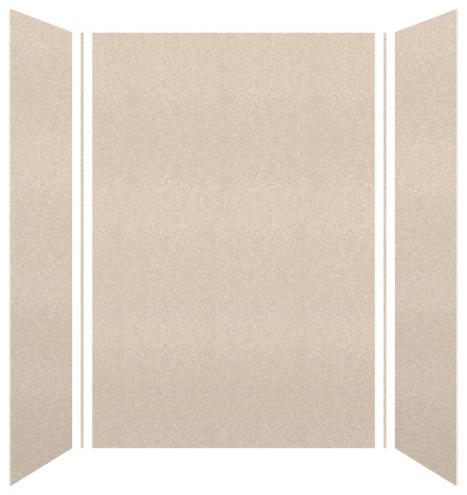 Transolid SaraMar 48"x36"x72" 3-Piece Shower Wall Kit, Cashew Velvet