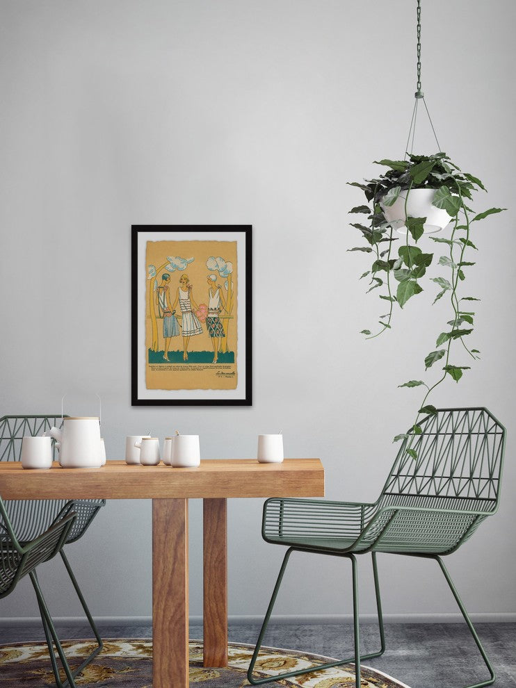 "Summer Dresses" Framed Painting Print, 16"x24"