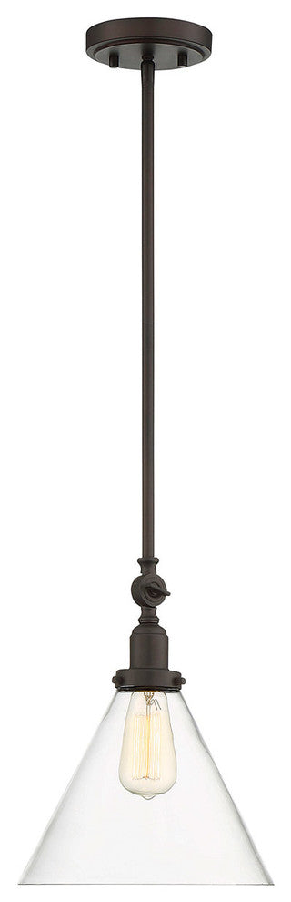 Savoy House Drake 7-9132-1-13 One Light Pendant, English Bronze