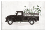 Flower Truck 30 x 20 Canvas Wall Art