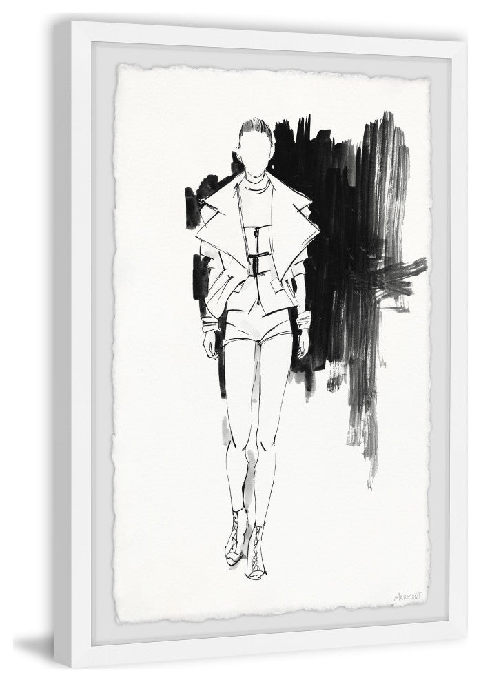 "Own the Runway" Framed Painting Print, 20x30