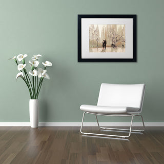 'An Evening Out Neutral' Matted Framed Canvas Art by Julia Purinton