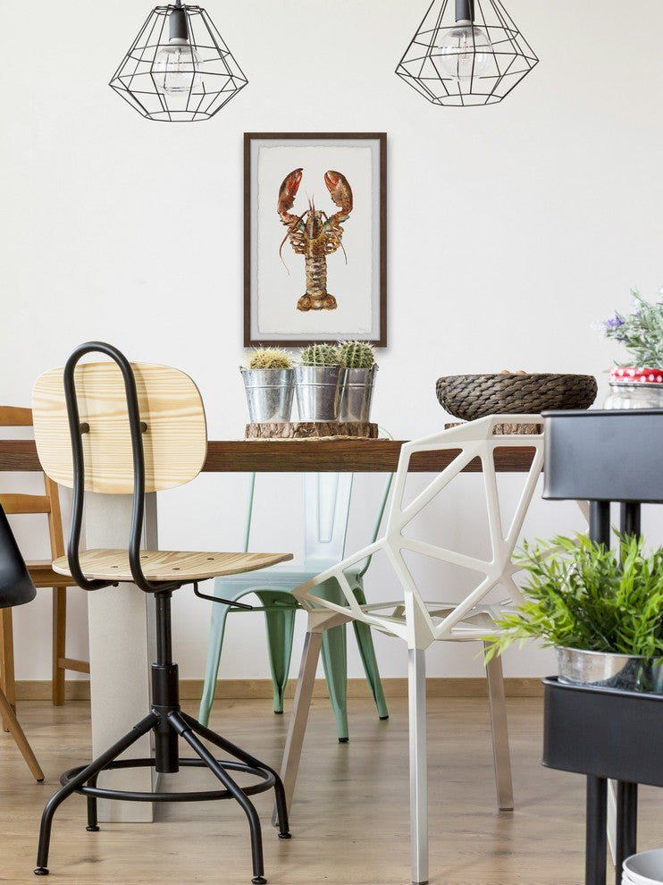 "Mighty Lobster" Framed Painting Print, 20"x30"