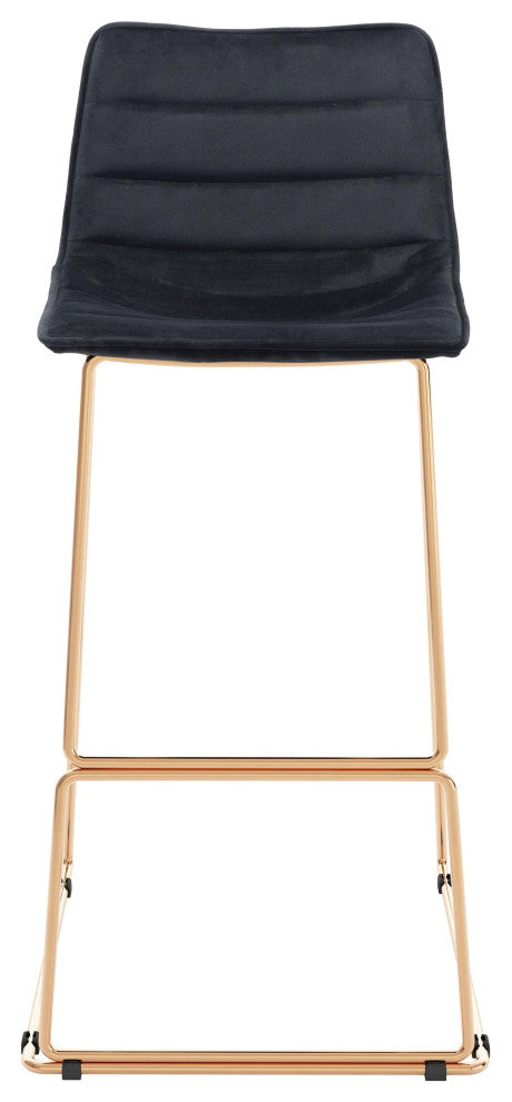 Adele Barstool (Set of 2) Black & Gold