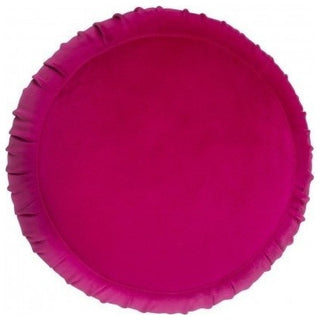 TOV Furniture Tulip Pink Velvet Ottoman