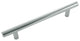 Steel T-Bar Pull - Polished Chrome - 128mm
