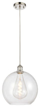 Innovations 516-1P-PN-G122-12-LED 1-Light Mini Pendant, Polished Nickel