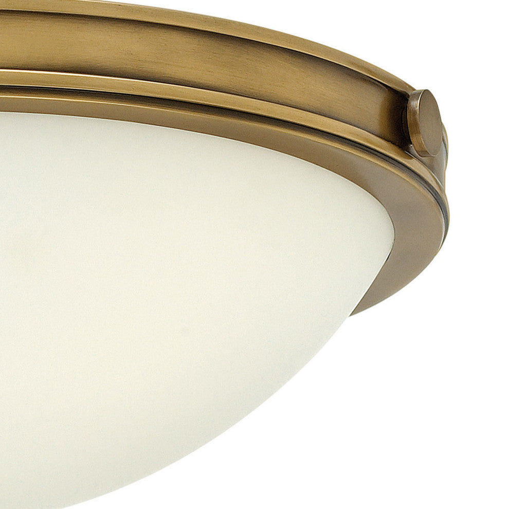 Hinkley Maxwell Medium Flush Mount, Heritage Brass