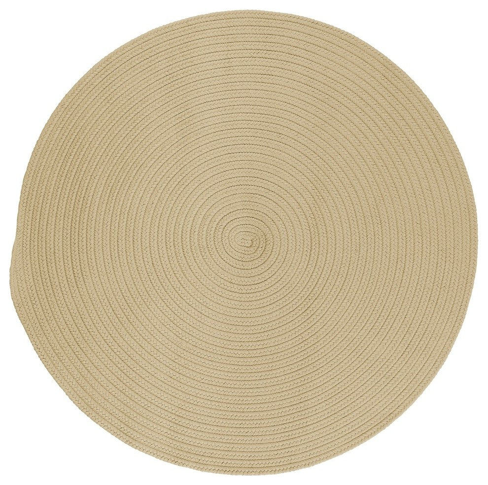 Colonial Mills Boca Raton BR12 Linen Indoor/Outdoor Area Rug, Round 12'x12'