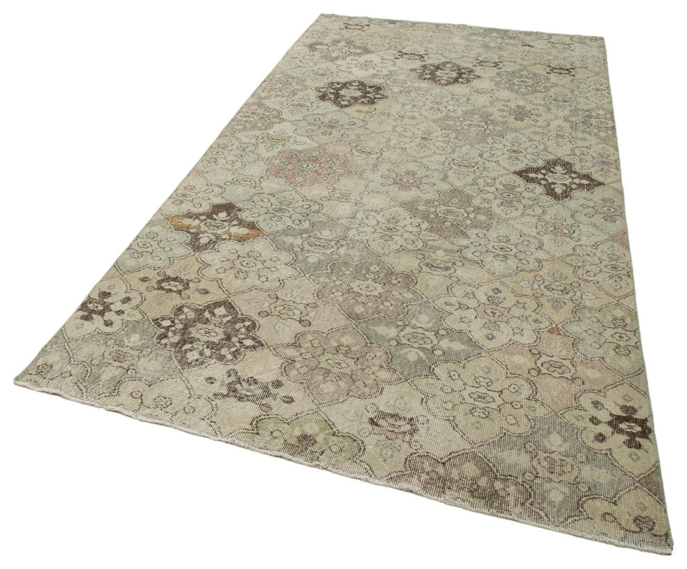 Rug N Carpet - Handwoven Turkish 5' 3'' x 9' 11'' Antique Vintage Rug