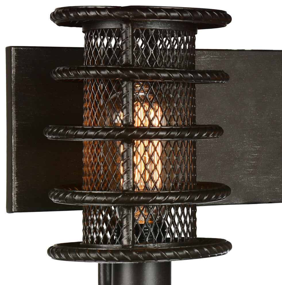 CWI Lighting 9700W24-3-197 Darya 3 Light Wall Sconce With Brown Finish