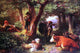 Friedrich Johann Voltz Waldmotiv Mit Kuhen, 18"x27" Gallery Wrapped Canvas