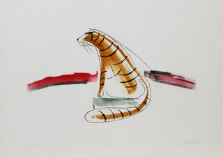 Vick Vibha, The Tiger, Lithograph