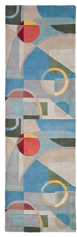 Safavieh Rodeo Drive rd845b Rug, Blue/Multi, 2'6" X 8'0"
