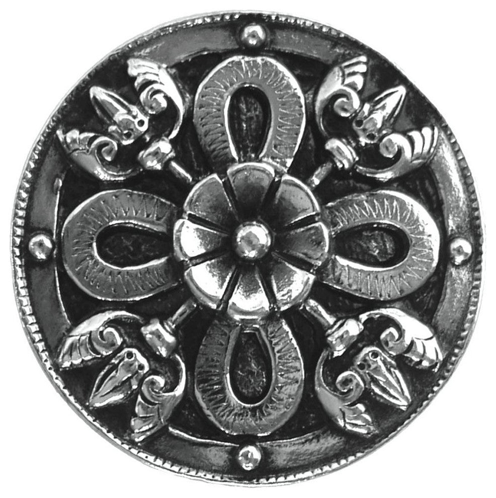 Celtic Shield Knob, Bright Nickel