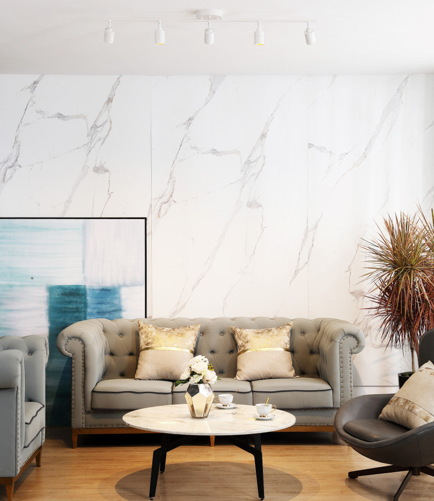 Vidalite Shura 5 Head LED Flush Mount FIxed Track Light, White