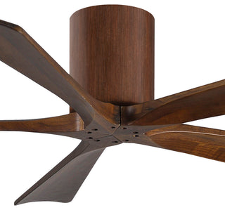 Irene-5H, Ceiling Fan, Walnut Tone Finish/Walnut Blades, 52"