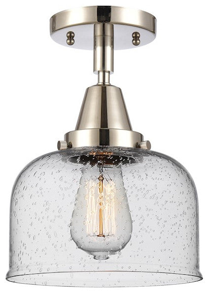 INNOVATIONS LIGHTING 447-1C-PN-G74-LED Large Bell Flush Mount