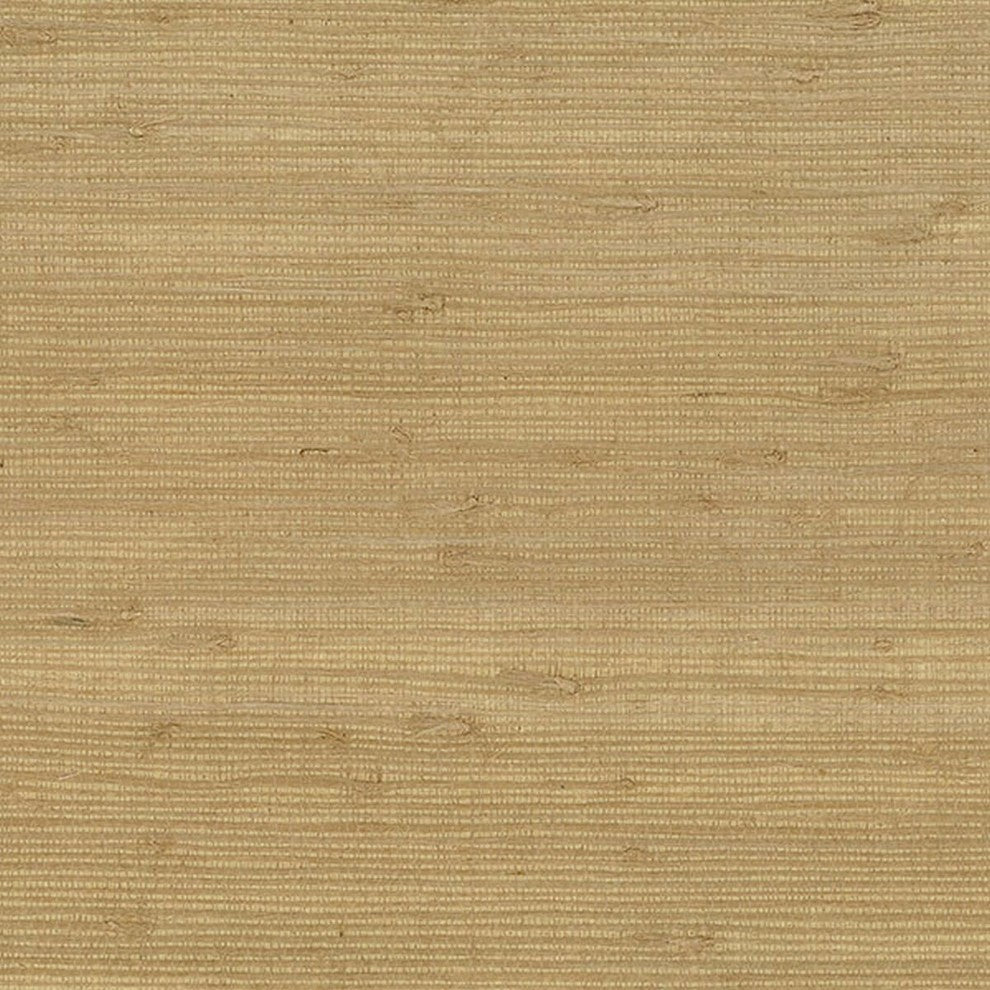 Decorator, Grasscloth Texture Wallpaper Beige Sample