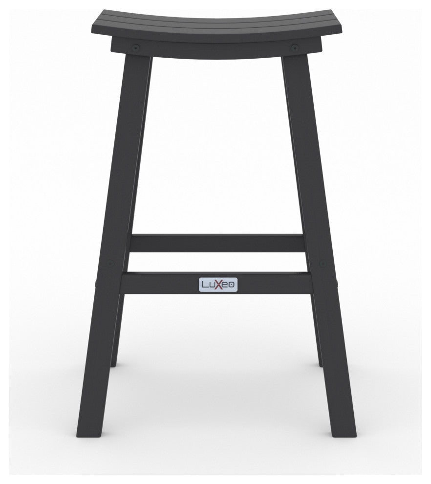 LuXeo Bailey-Cabo Round Counter 3-Piece Set, Gray