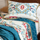 Spirit Valley Quilt Set, Twin, Teal, 2 Piece