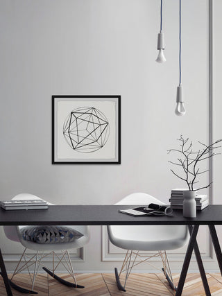 "Prism Chasm" Framed Painting Print, 32"x32"