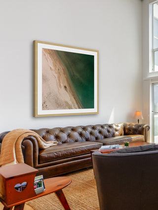 "Beached Whale" Framed Print by Karolis Janulis