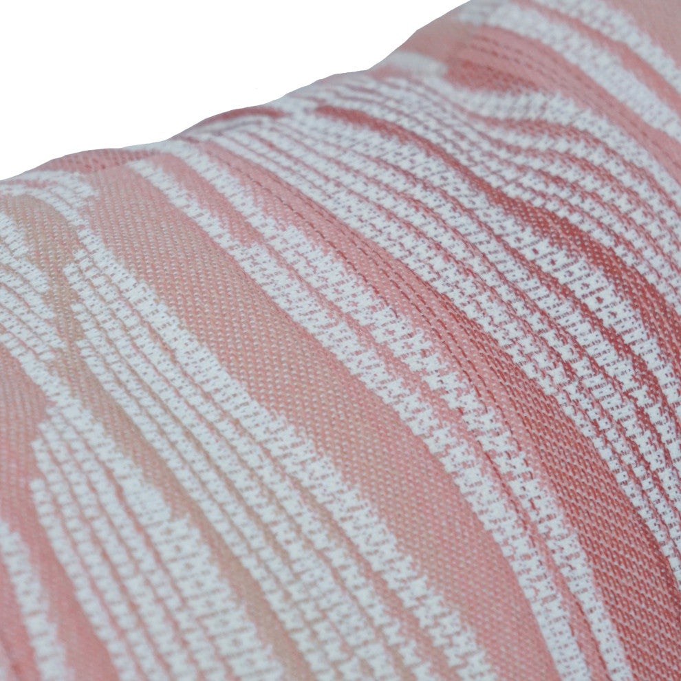 17" Jacquard Throw Pillows With Inserts, Set of 4, Clove Blush