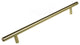 Bar Pull Gold Champagne / Brushed Bronze Solid Stainless Steel, 10" X 14"