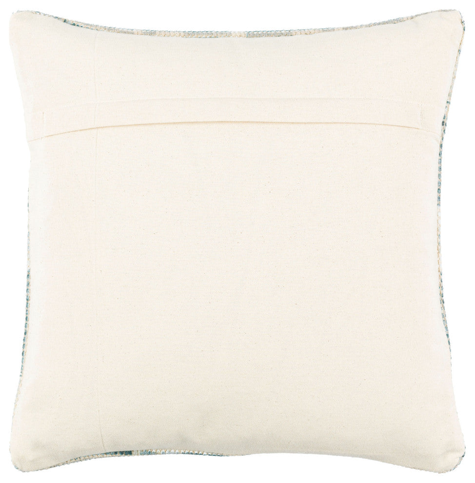 Surya Samsun Pillow Shell With Polyester Insert 14"H X 22"W - Cream, Teal