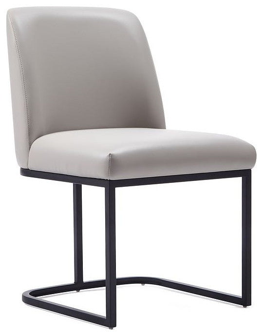 Manhattan Comfort Serena Dining Chair, Set of 6, Light Gray