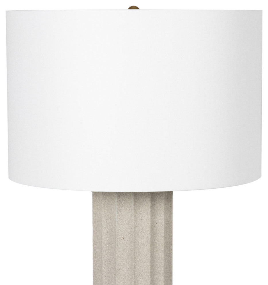 Tambour Concrete Table Lamp