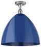 Innovations 516-1C-PC-MBD-16-BL-LED 1 Light Semi-Flush Mount, Polished Chrome