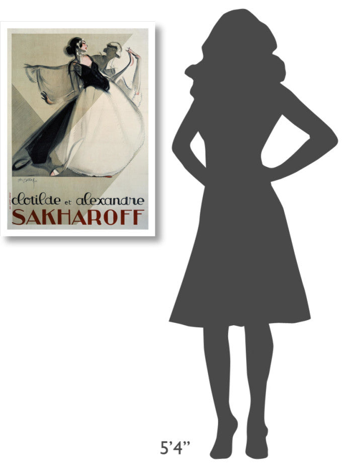 "Clotilde et Alexandre Sakharoff" Digital Paper Print by Philippe Petit, 23"x32"