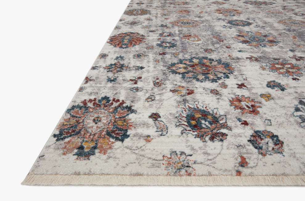 Samra SAM-08 Ivory/Multi 2'3"x3'10" Area Rug