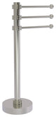 Vanity Top 3 Swing Arm Towel Holder with Dotted Accents, Satin Nickel