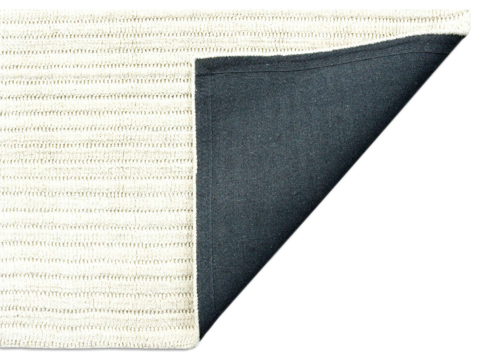 Obeetee Jaipur Texture Hand Tufted Rug, Ivory, 6'x9'