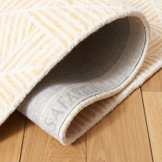 Safavieh Couture Abstract Collection ABT763 Area Rug, Gold/Ivory, 10'x14'