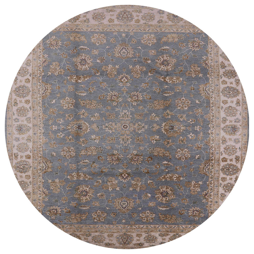Ahgly Company Indoor Round Mid-Century Modern Area Rugs, 6' Round